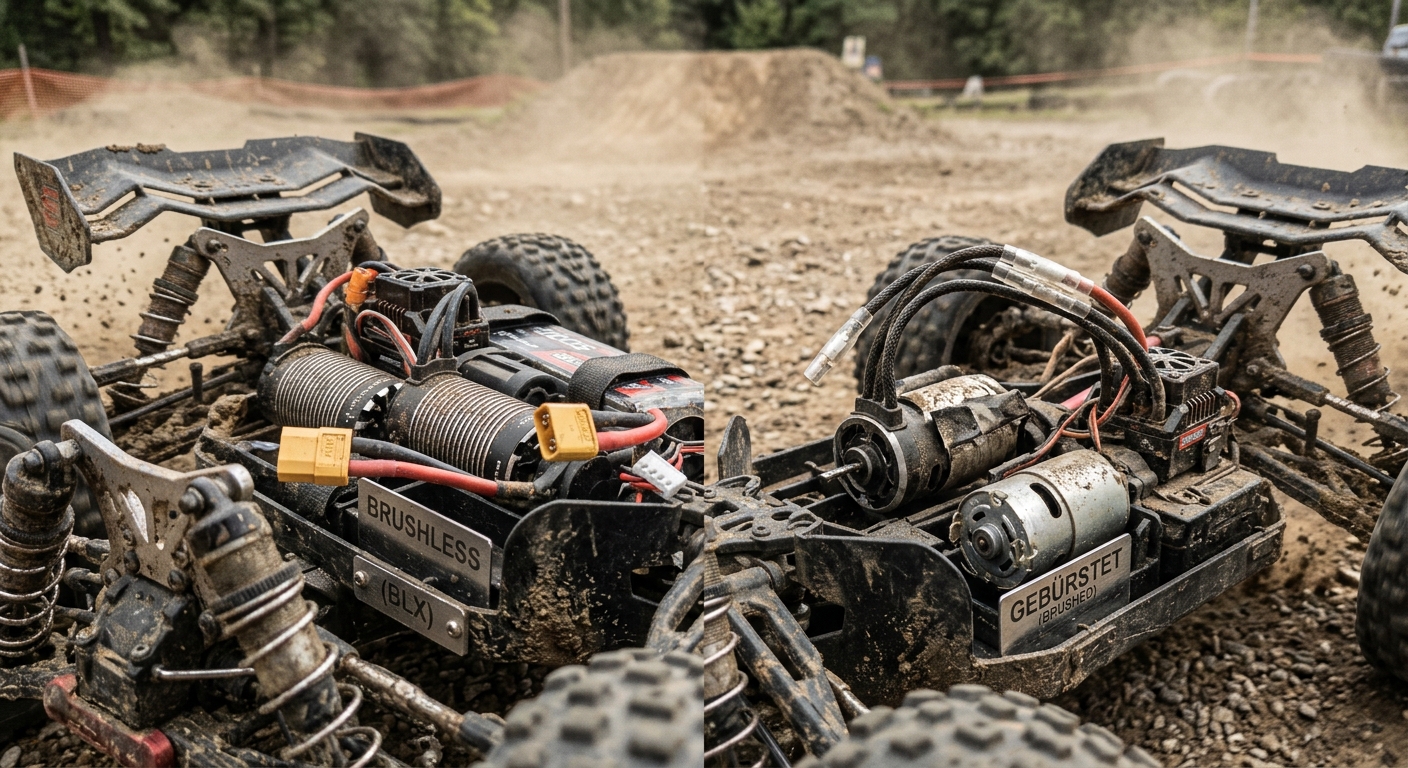 Brushless vs. Brushed: Was steckt im Motor?