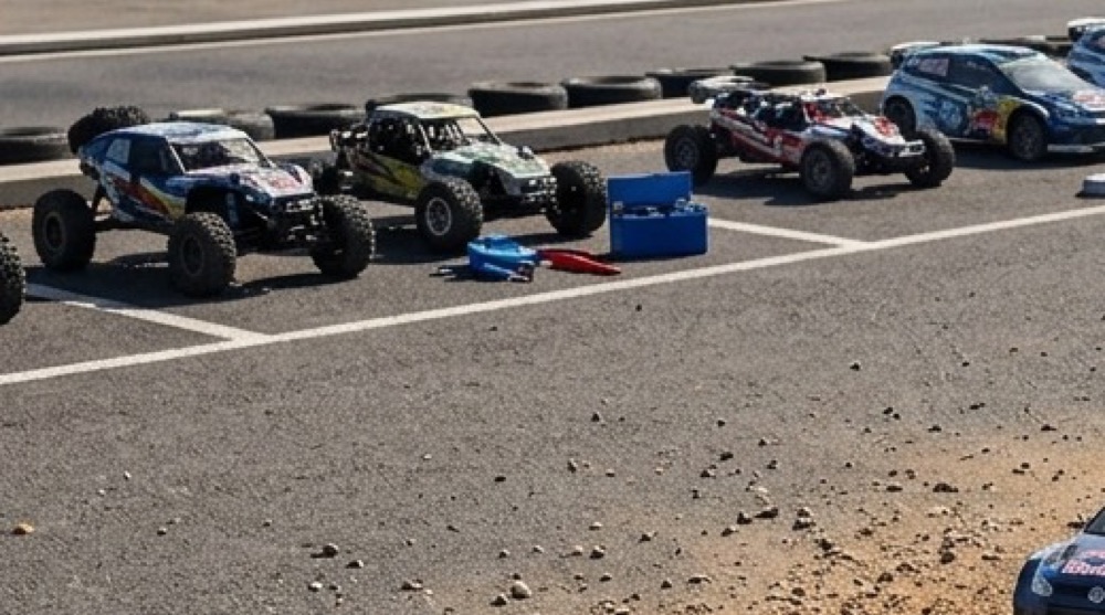 MJX 1:16-Serie am Streckenrand - Buggys und Truggys der Familie