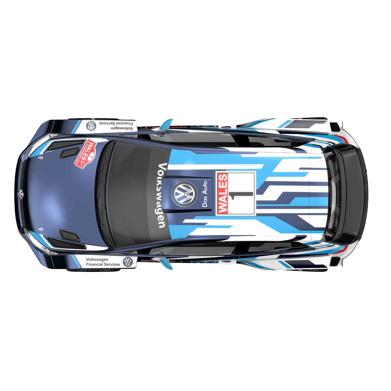 Hyper Go 10304 Polo WRC - ansicht · von oben